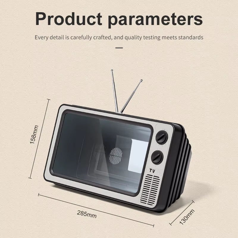 Mobile Phone Screen Magnifier Holder Enlarged Expand Stand Phone Holder HD Video Amplifier Eyes Protection Retro TV Box